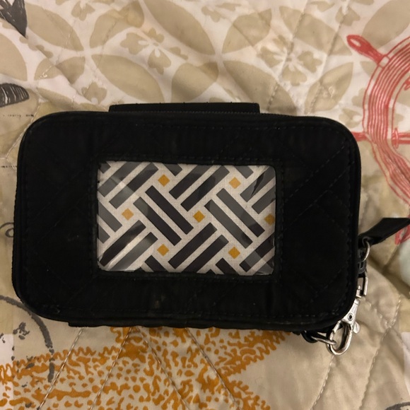 Vera Bradley Black Quilted Wallet - Picture 7 of 7